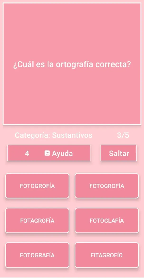 Vocabulario Quiz - Preguntas | Indus Appstore | Screenshot