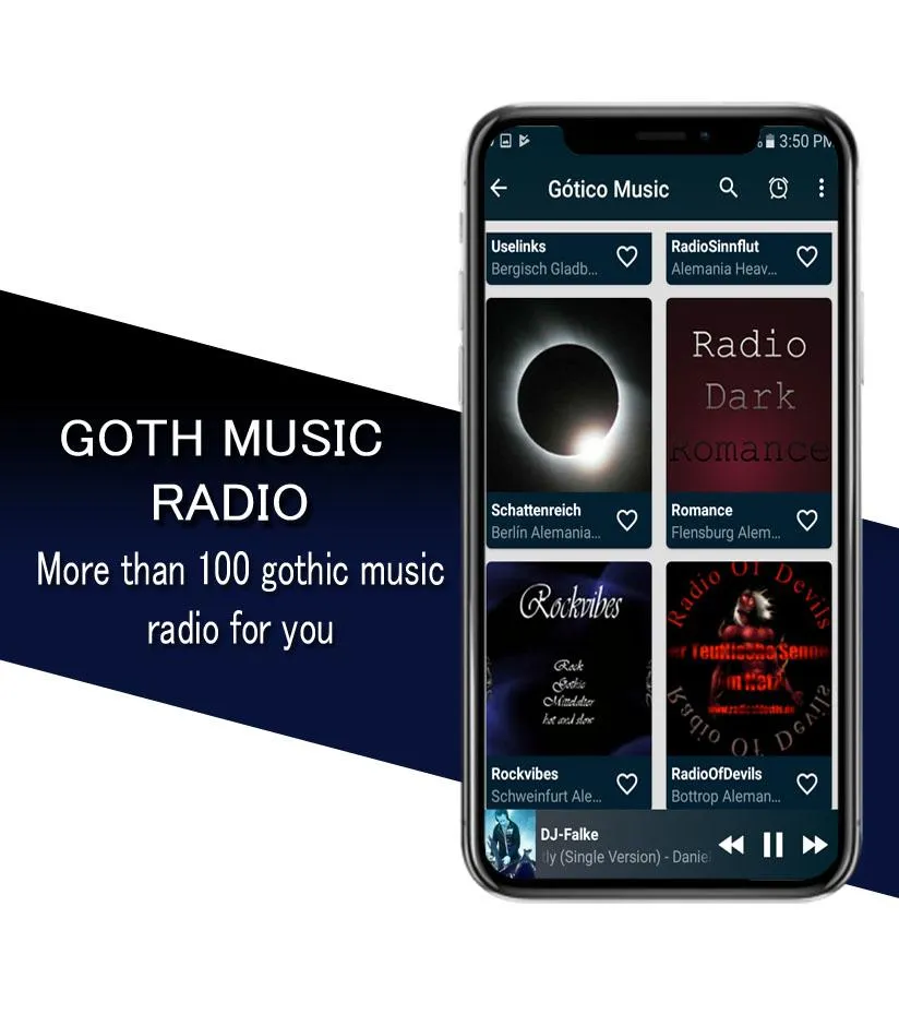 Goth Music Radio | Indus Appstore | Screenshot