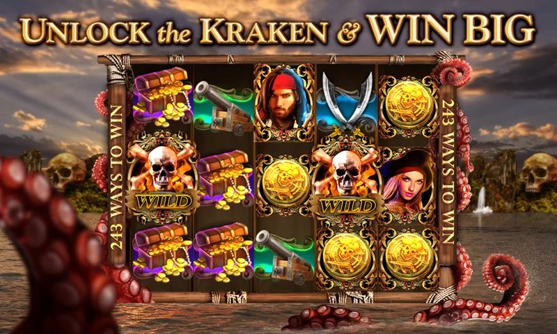 Pirates of the Dark Seas Slots | Indus Appstore | Screenshot