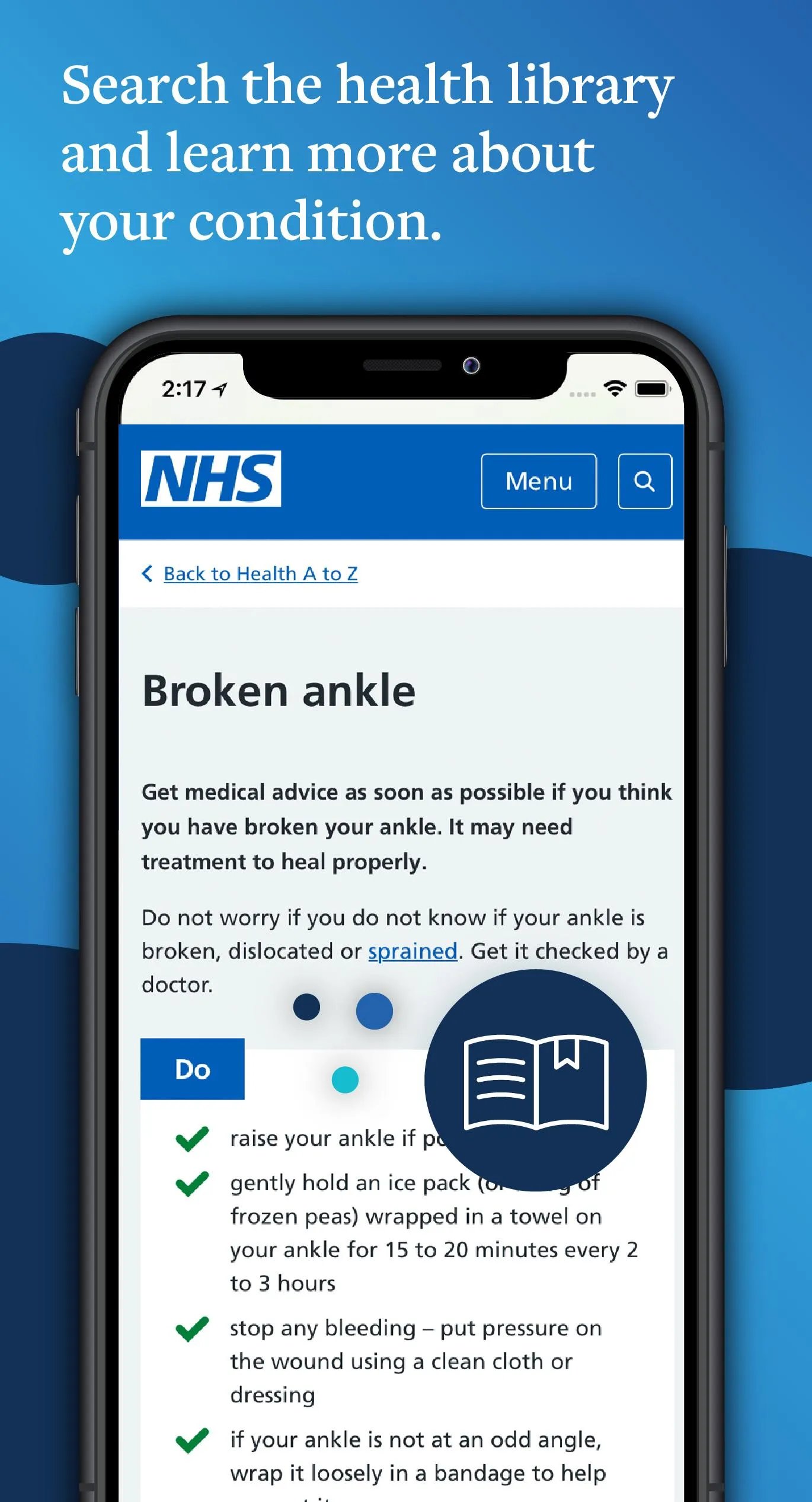 AskFirst (formerly Ask NHS) | Indus Appstore | Screenshot