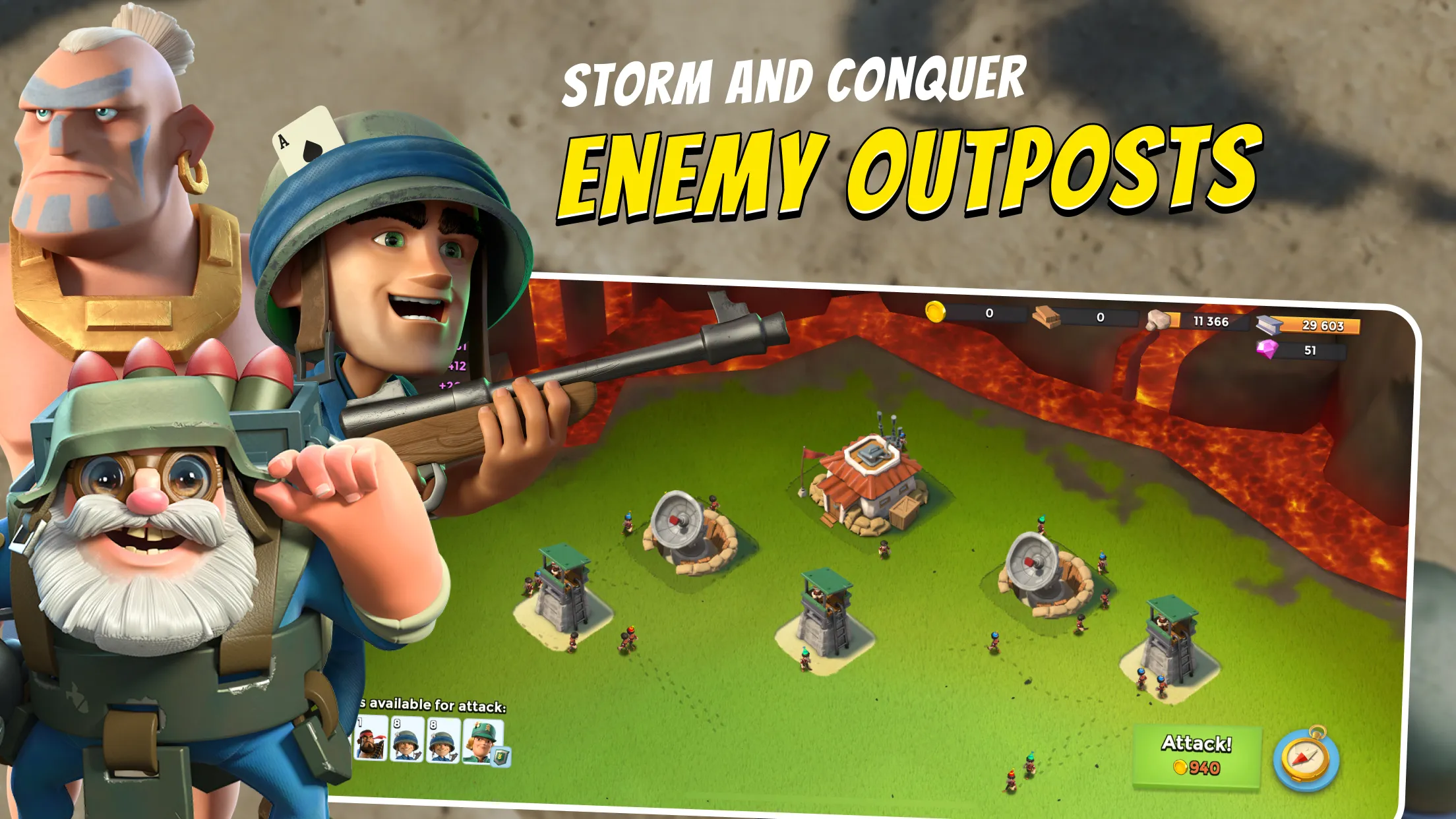 Boom Beach: War Strategy Game | Indus Appstore | Screenshot