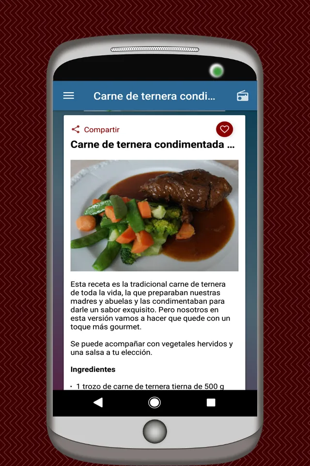 Recetas de Carnes | Indus Appstore | Screenshot