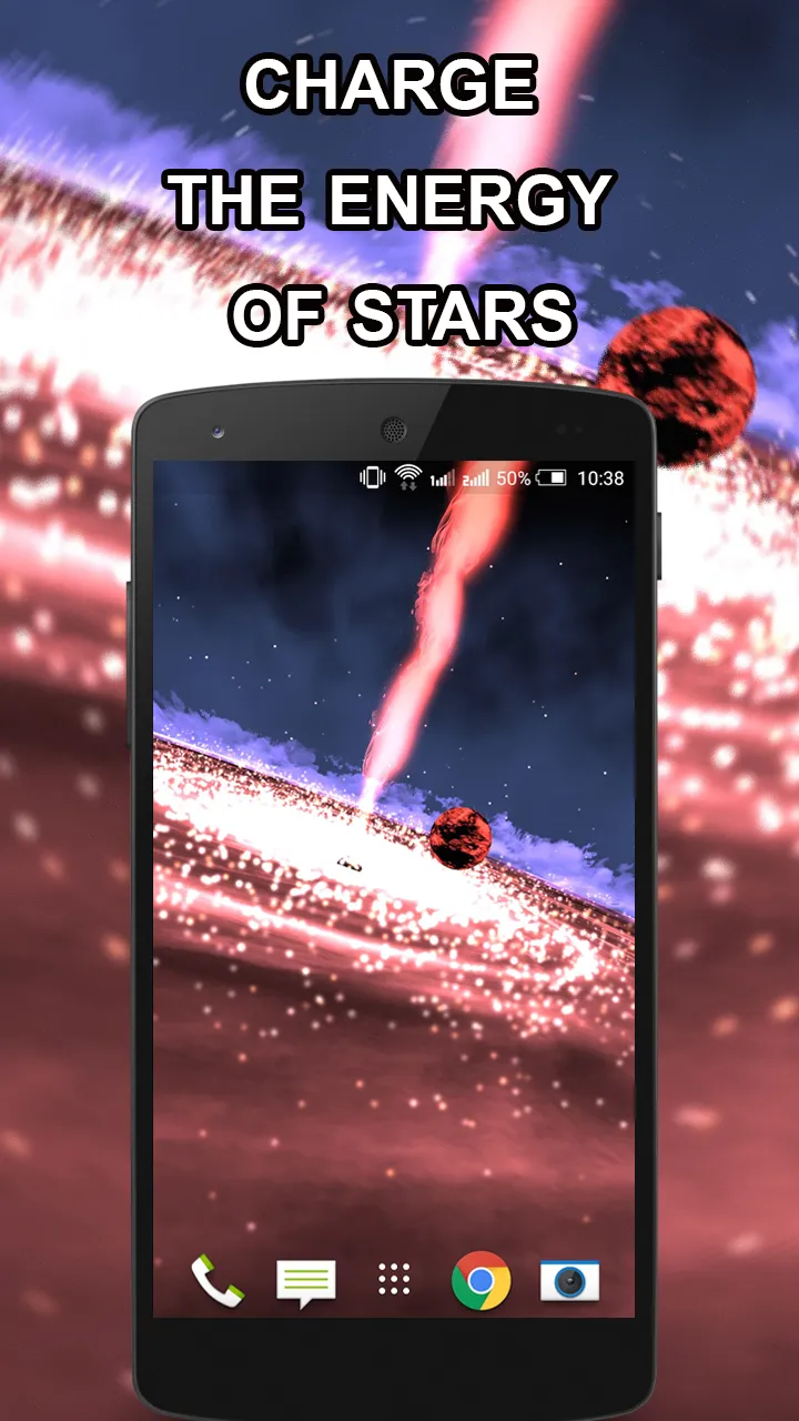 Quasar 3D live wallpaper | Indus Appstore | Screenshot