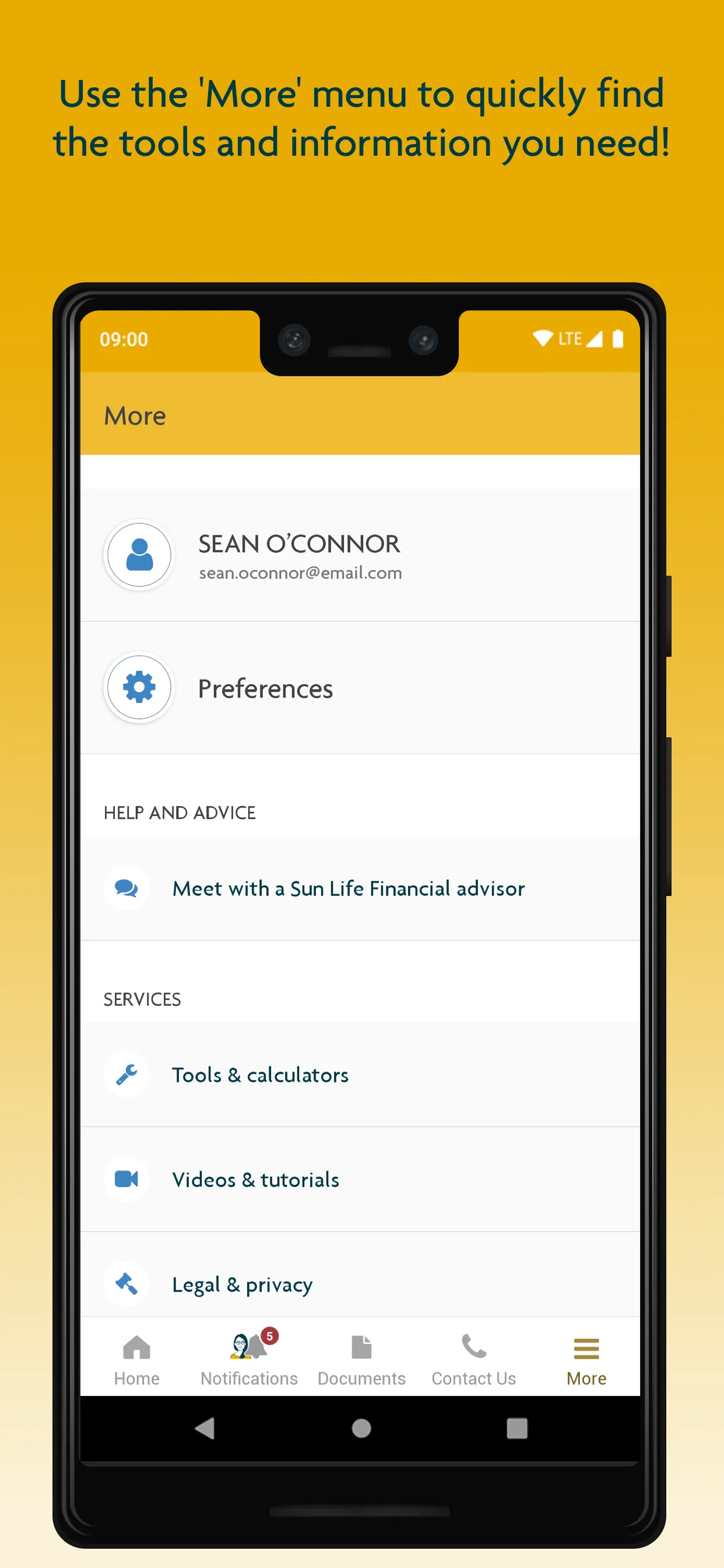 my Sun Life (CA) | Indus Appstore | Screenshot