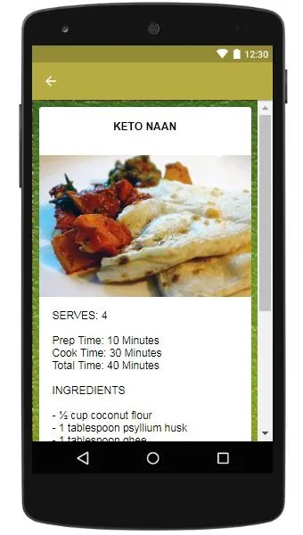 Keto Diet Recipes | Indus Appstore | Screenshot