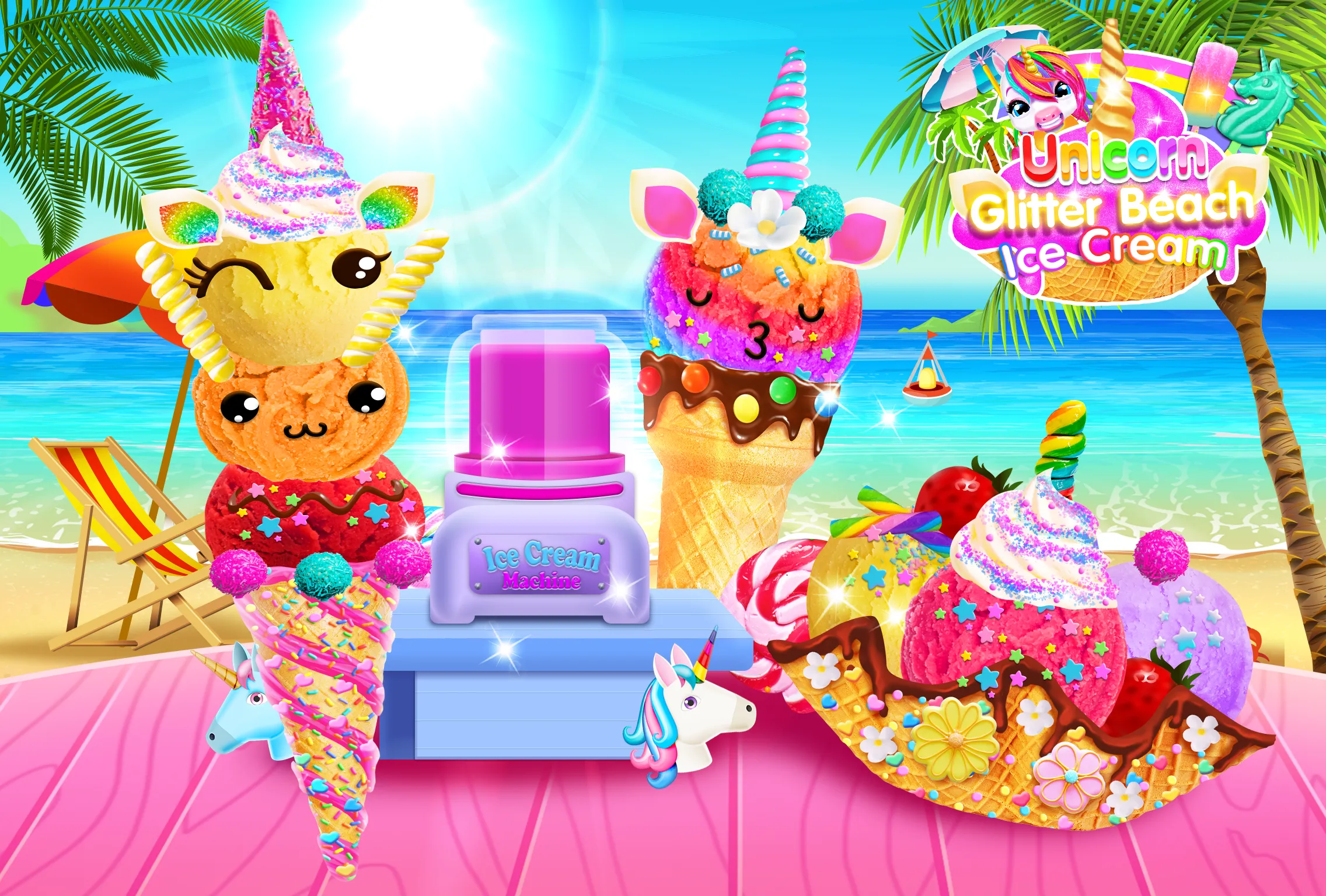 Rainbow Unicorn Ice Cream | Indus Appstore | Screenshot