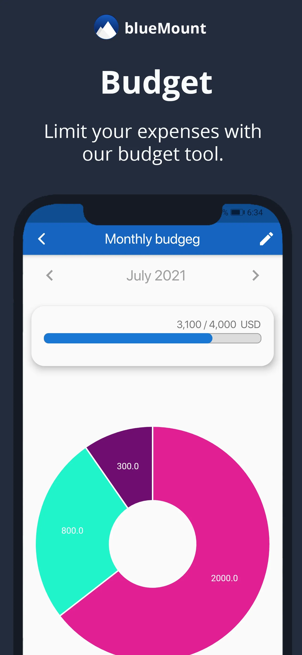 BlueMount money manager wallet | Indus Appstore | Screenshot