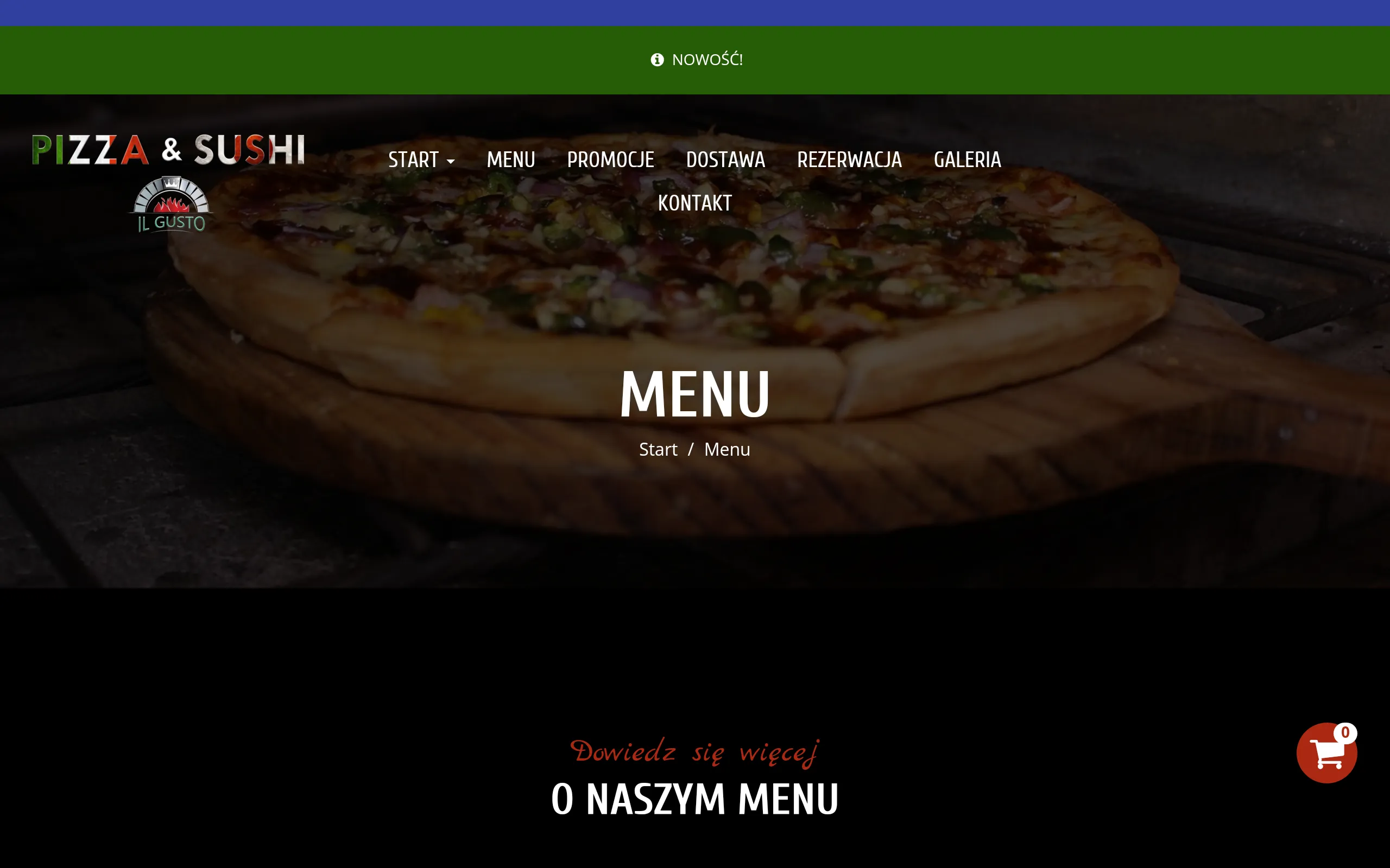 Pizza i Sushi "Il Gusto" | Indus Appstore | Screenshot