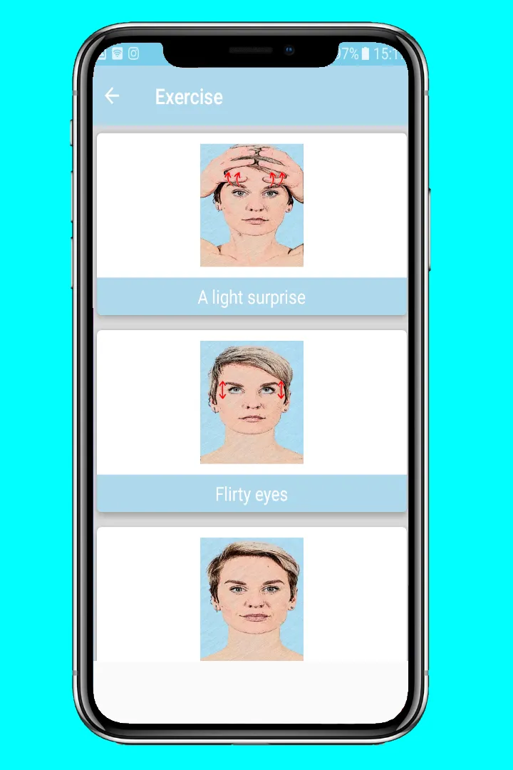 Wrinkles Removal Exercises | Indus Appstore | Screenshot