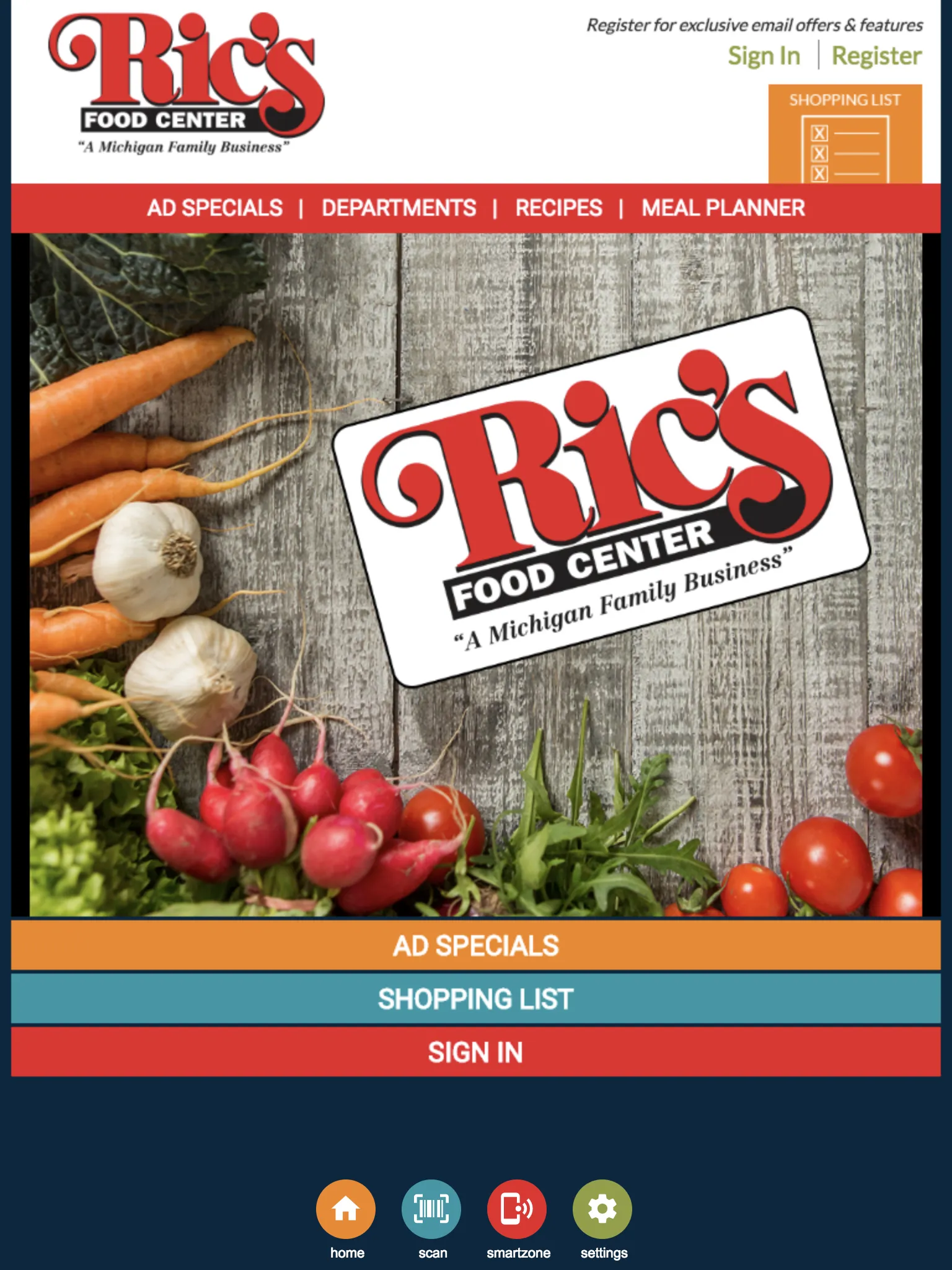 Rics Food Center | Indus Appstore | Screenshot