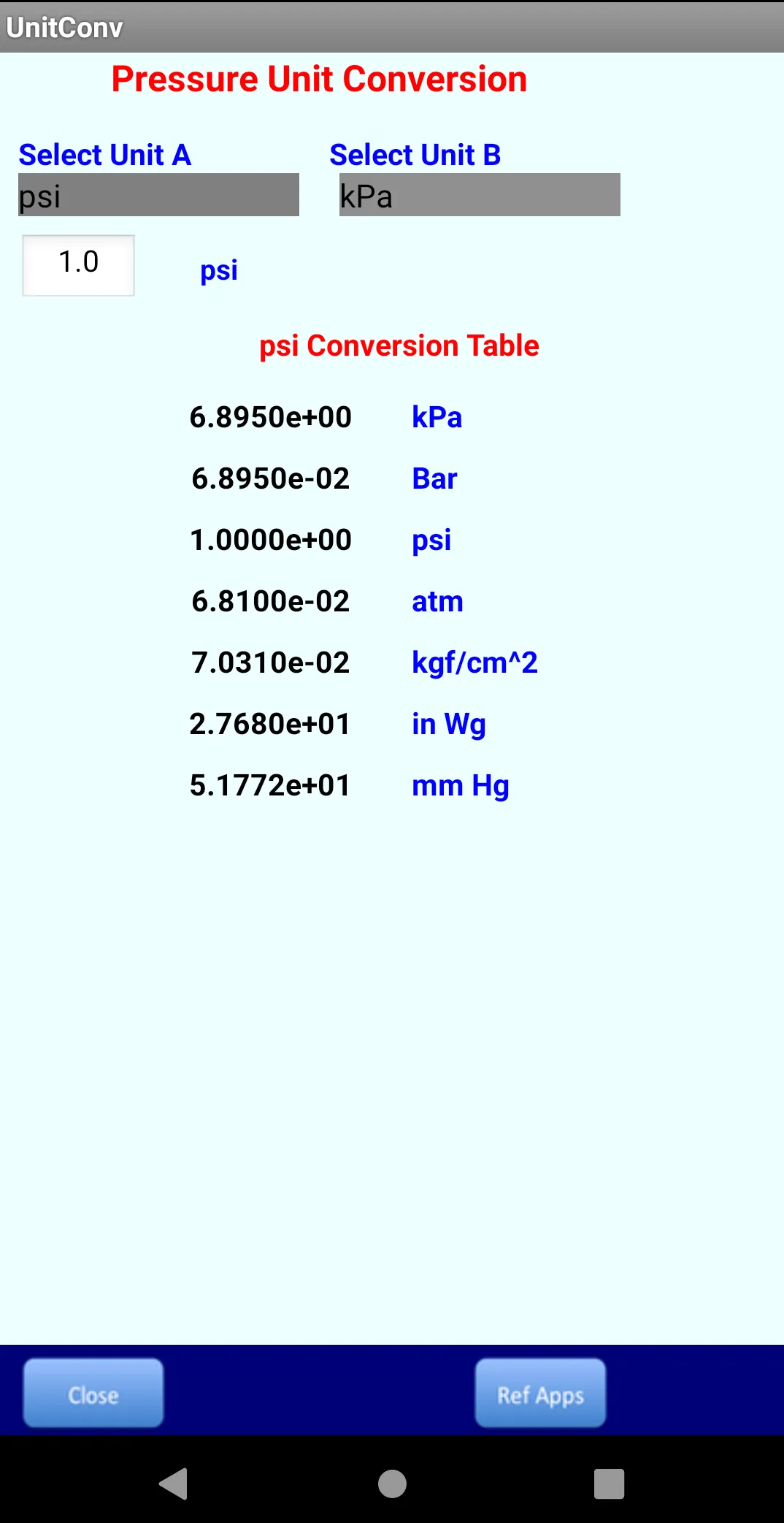 Engineering Unit Conversion | Indus Appstore | Screenshot