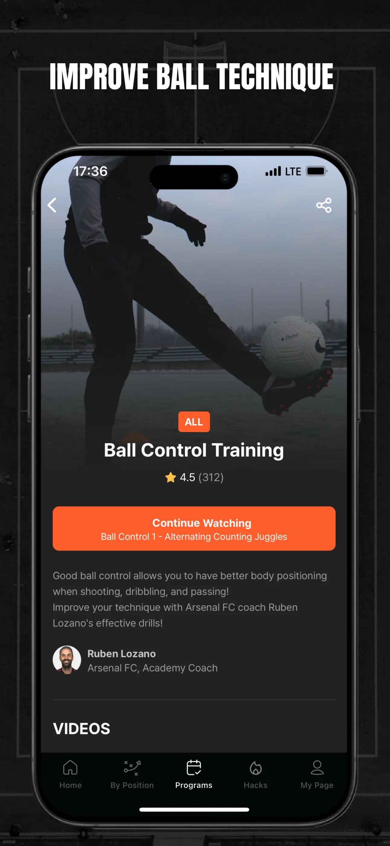 OFN: Soccer Training Academy | Indus Appstore | Screenshot