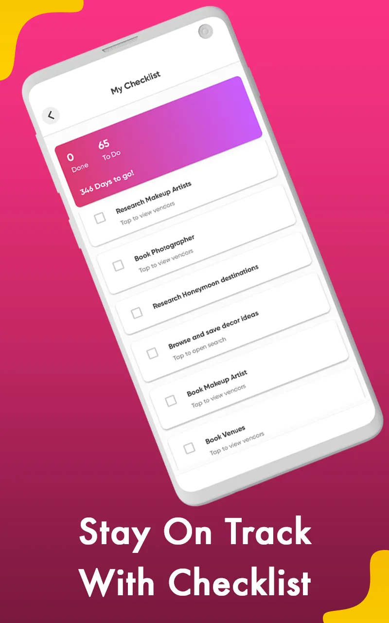 WedMeGood - Wedding Planner | Indus Appstore | Screenshot