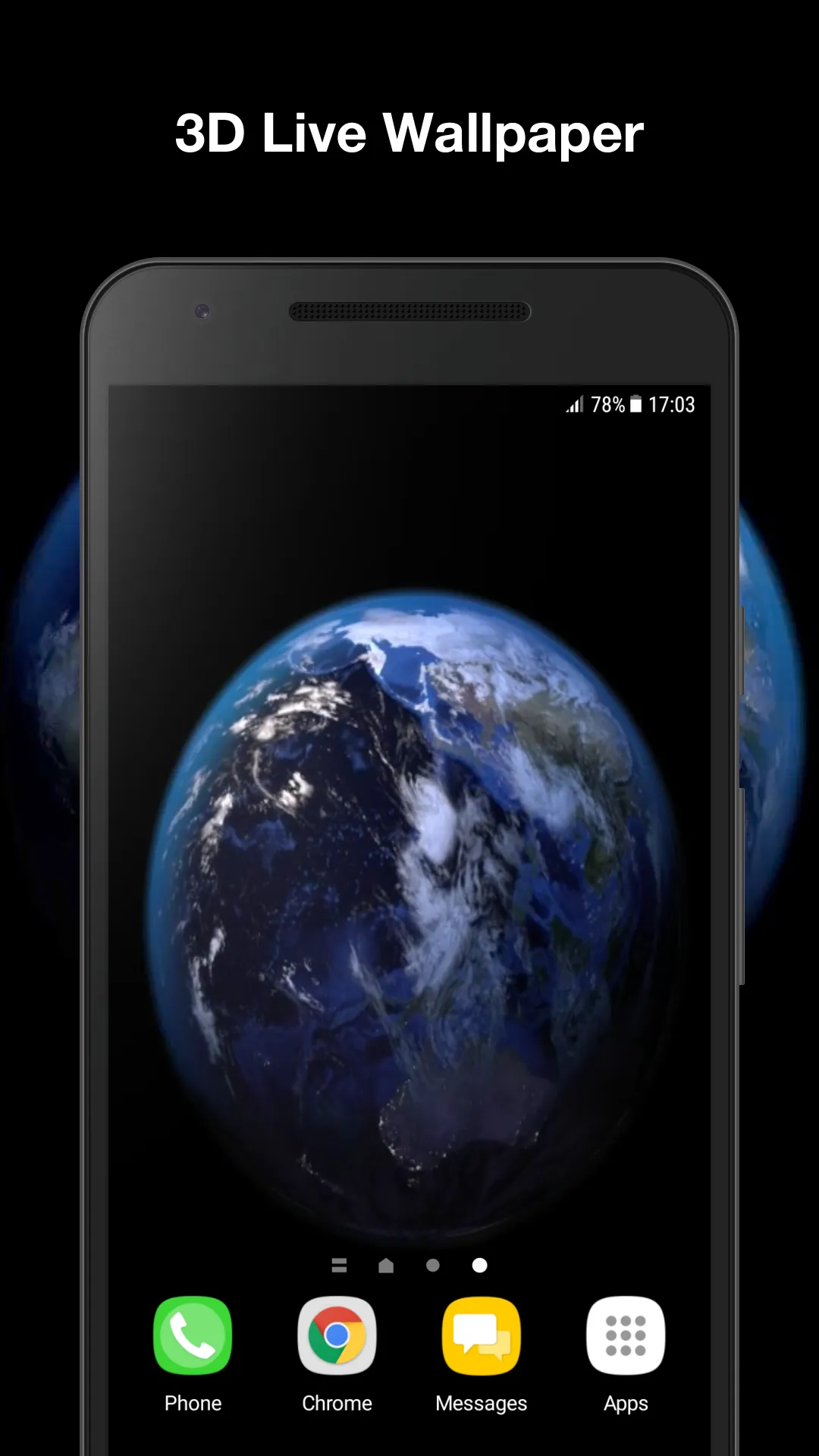 Earth 3d Live Wallpaper | Indus Appstore | Screenshot