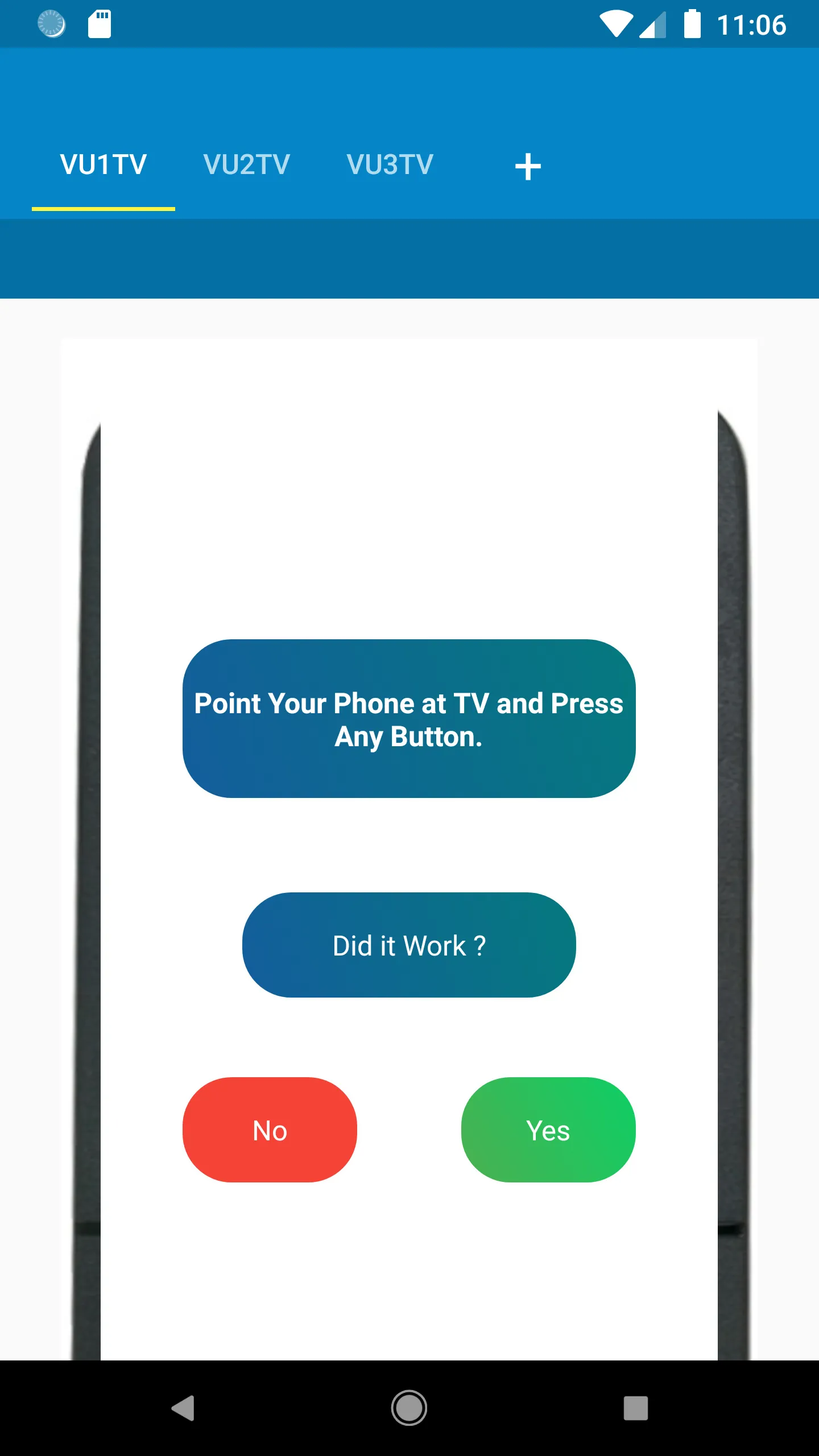 VU TV Remote Control | Indus Appstore | Screenshot