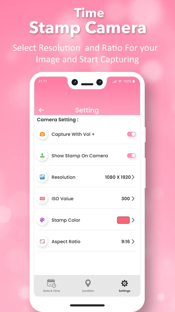 Timestamp Camera -Date,Time, L | Indus Appstore | Screenshot