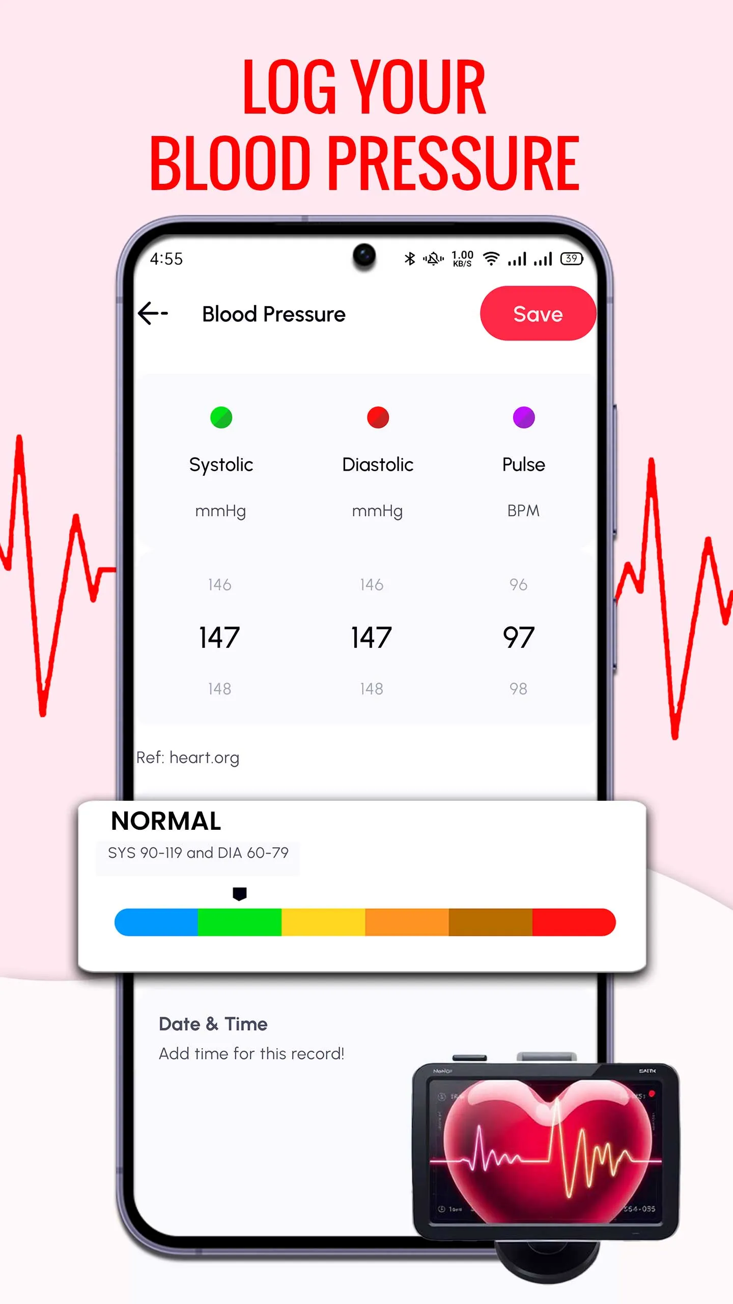 Heart Rate Monitor BPM Tracker | Indus Appstore | Screenshot