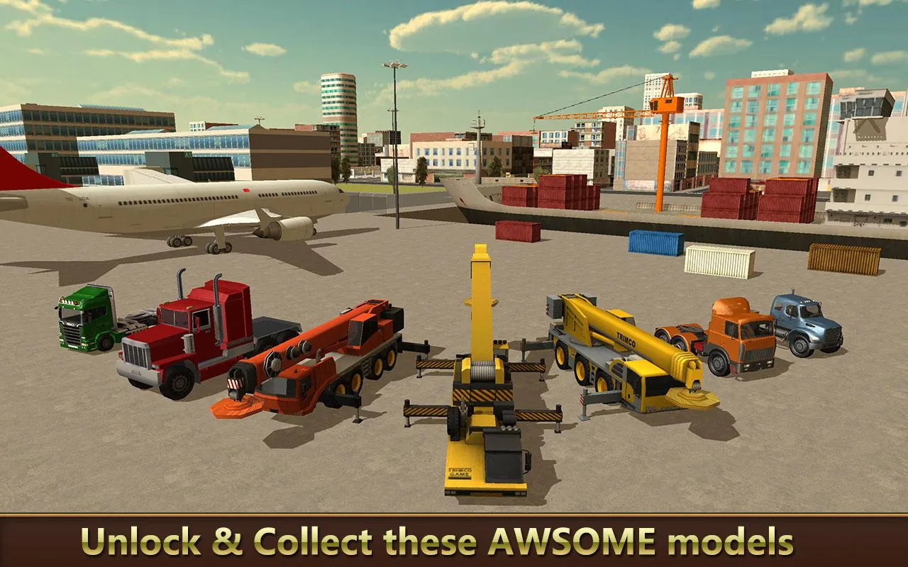 Ship Sim Crane and Truck | Indus Appstore | Screenshot