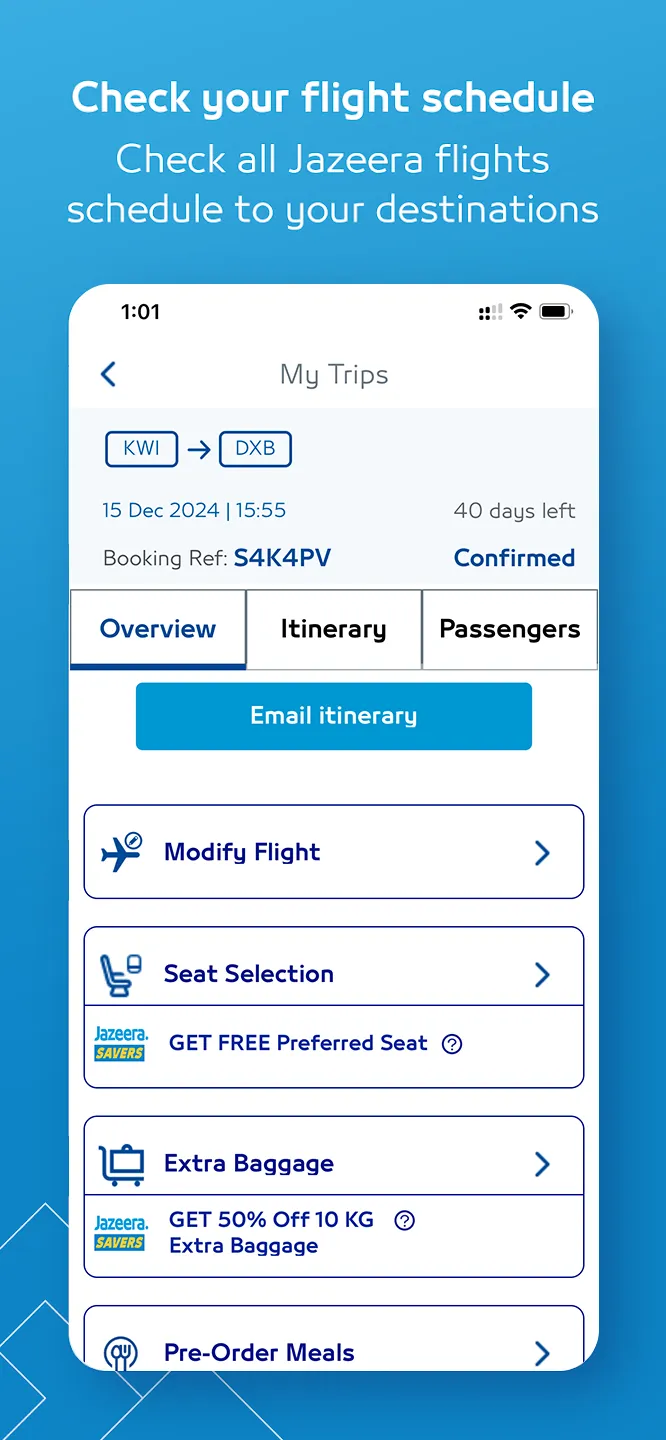 Jazeera Airways | Indus Appstore | Screenshot