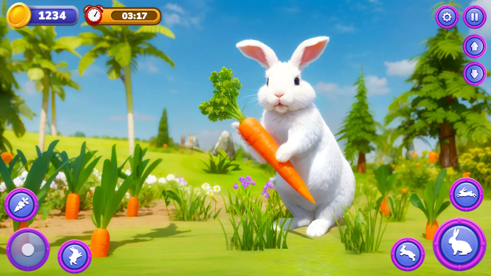 Cute Bunny Life Simulator 3D | Indus Appstore | Screenshot