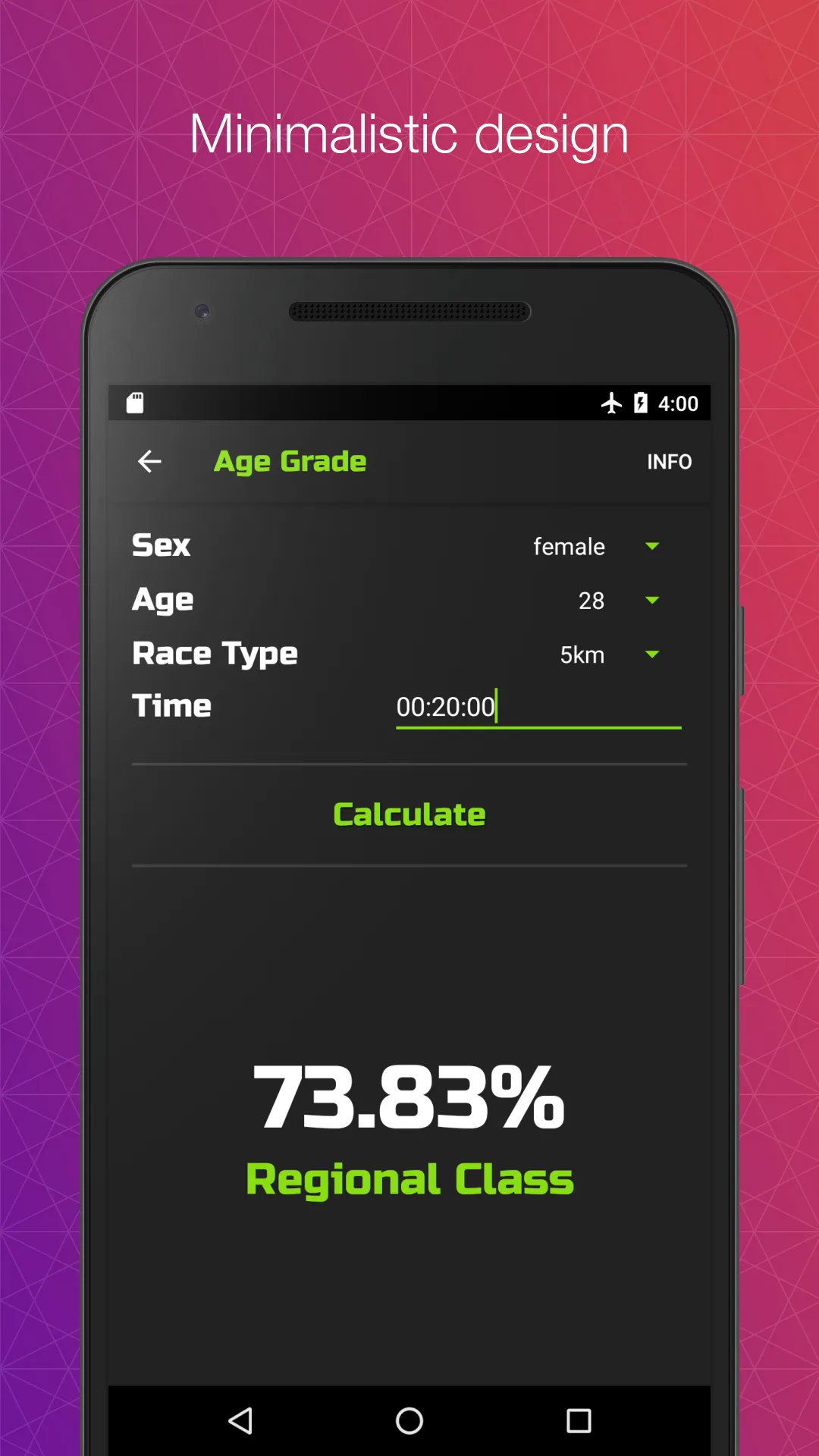 RunCalc+ Running Calculator Pa | Indus Appstore | Screenshot