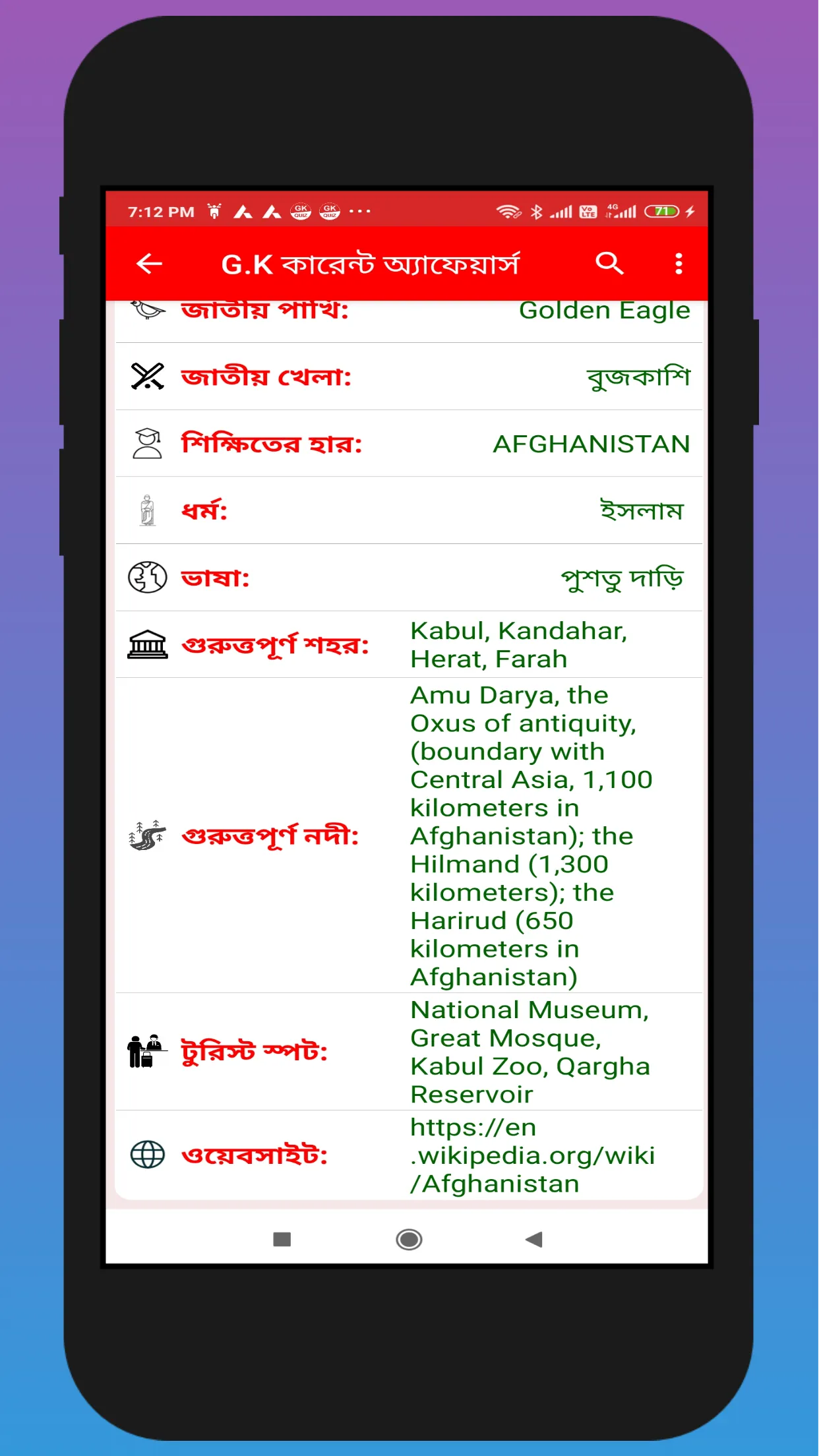 বাংলা G.K কারেন্ট অ্যাফেয়ার্স | Indus Appstore | Screenshot