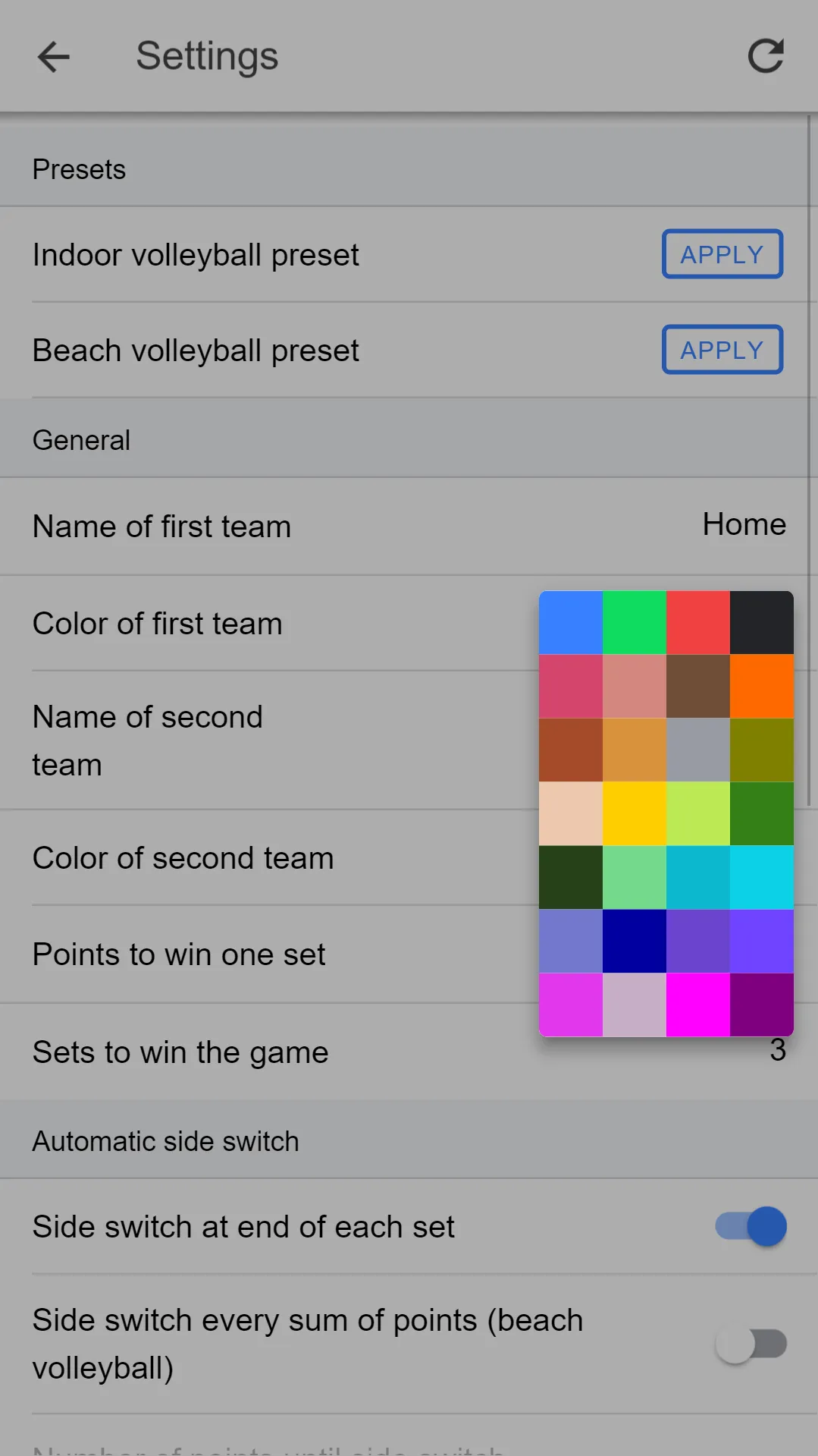 Volleyball Score Simple | Indus Appstore | Screenshot