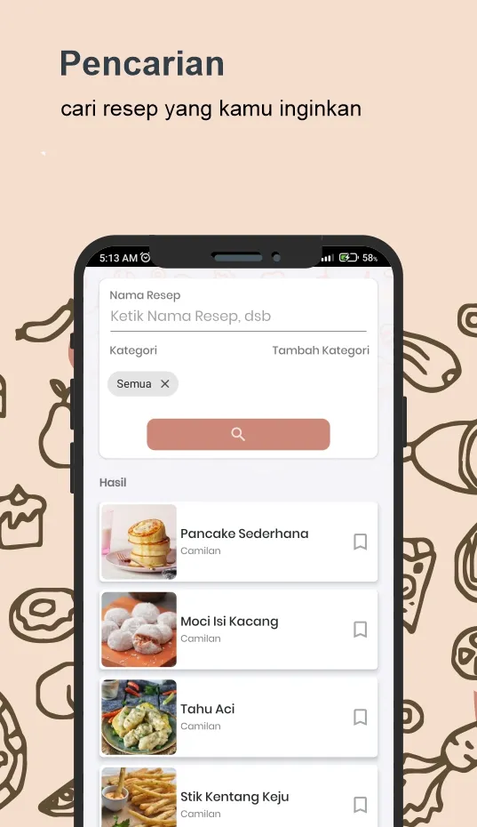 resep camilan offline | Indus Appstore | Screenshot