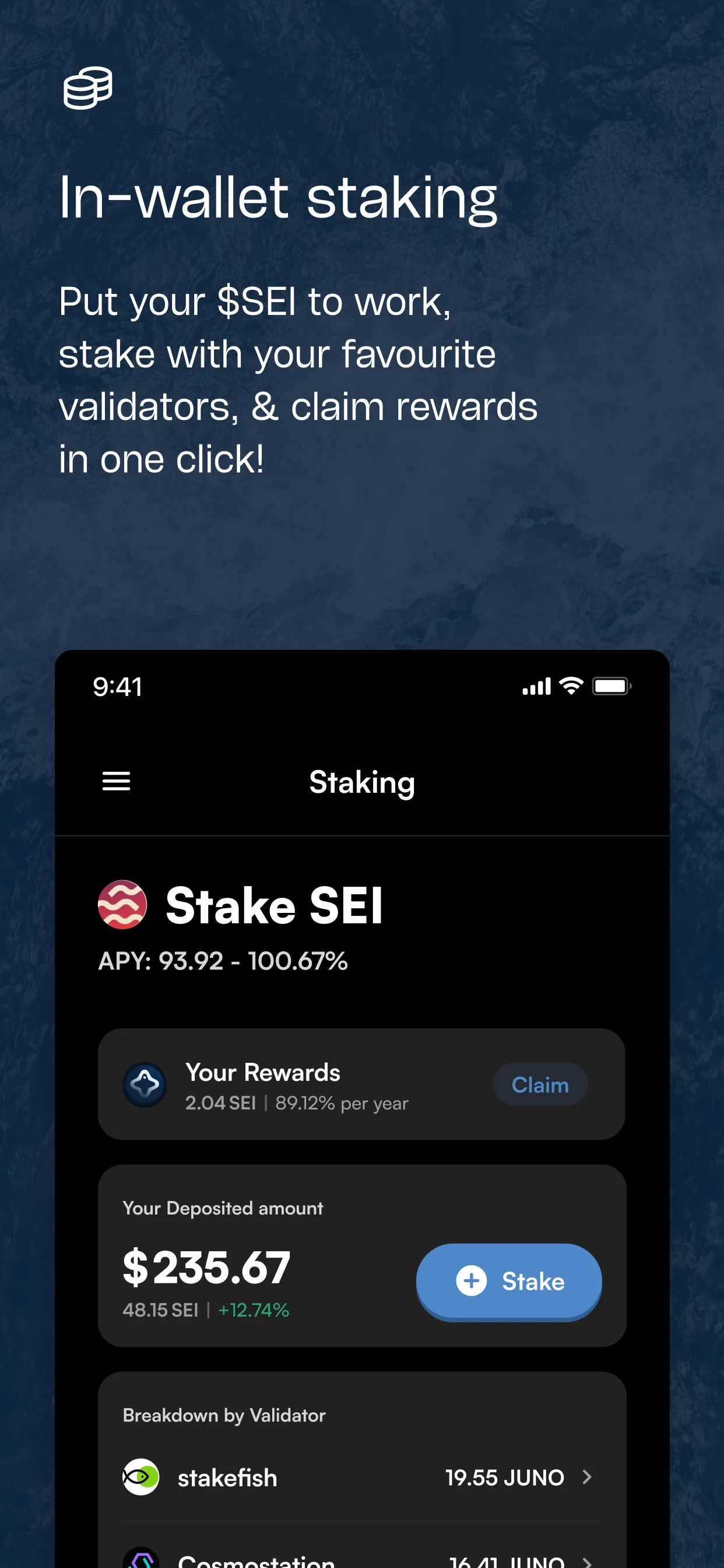 Compass Wallet for Sei | Indus Appstore | Screenshot