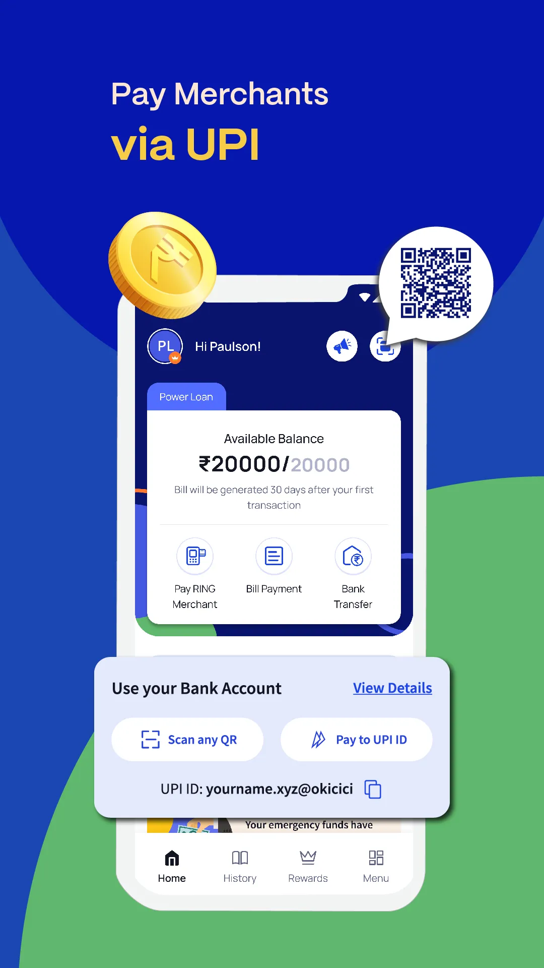 RING: Quick loan & UPI payment | Indus Appstore | Screenshot