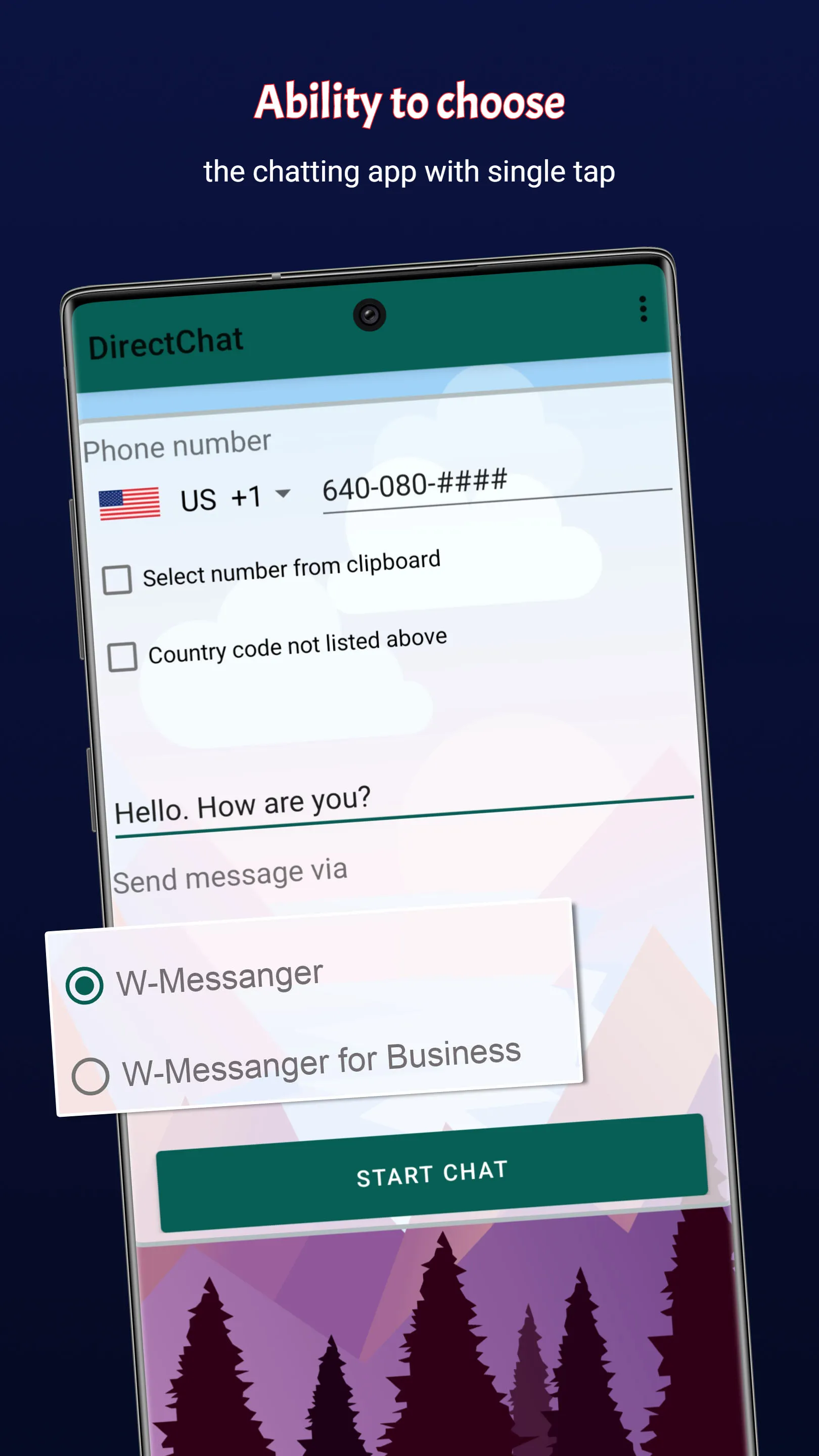 DirectChat-Without save number | Indus Appstore | Screenshot