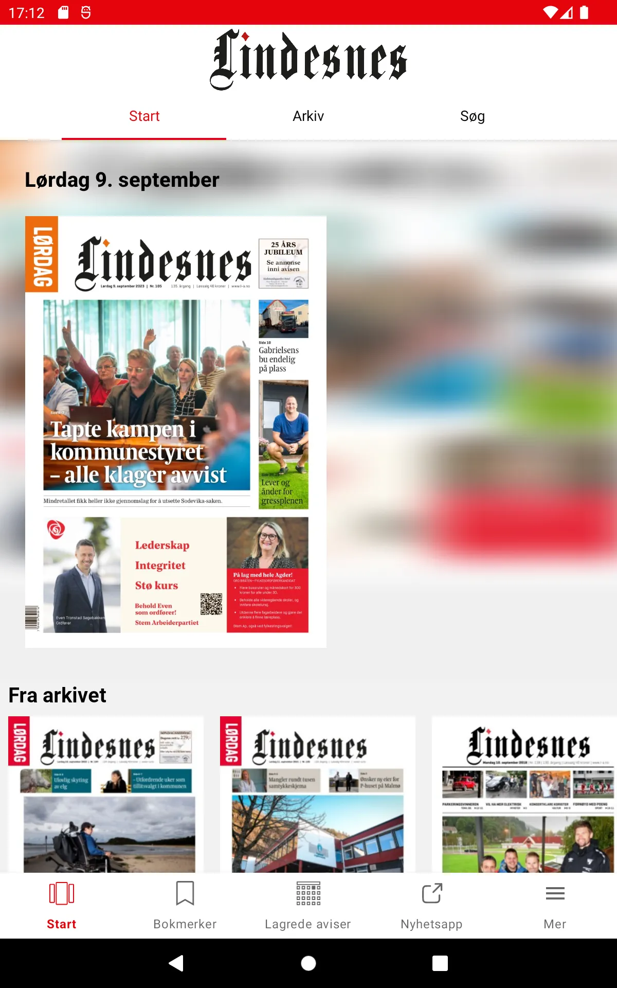 Lindesnes eAvis | Indus Appstore | Screenshot