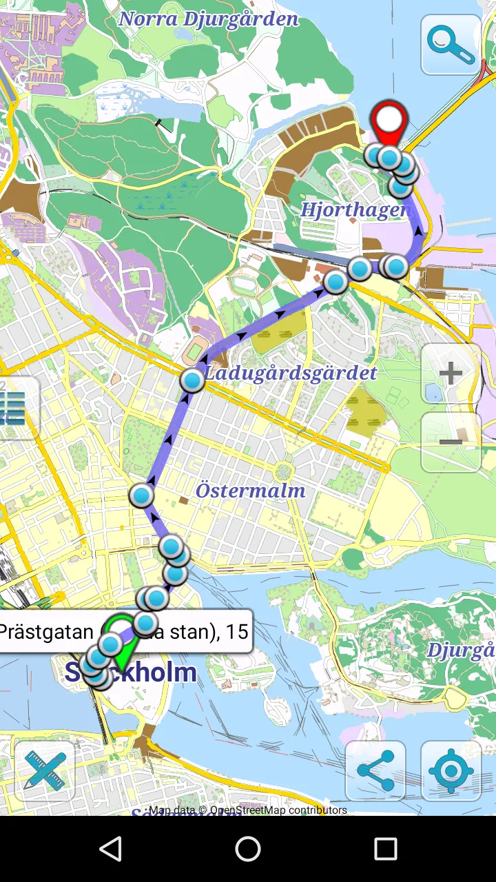 Map of Stockholm offline | Indus Appstore | Screenshot