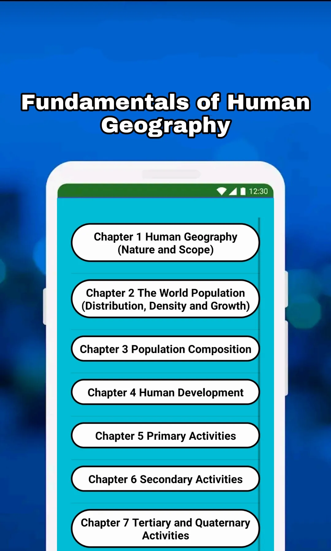 Class 12 Geography Notes & MCQ | Indus Appstore | Screenshot