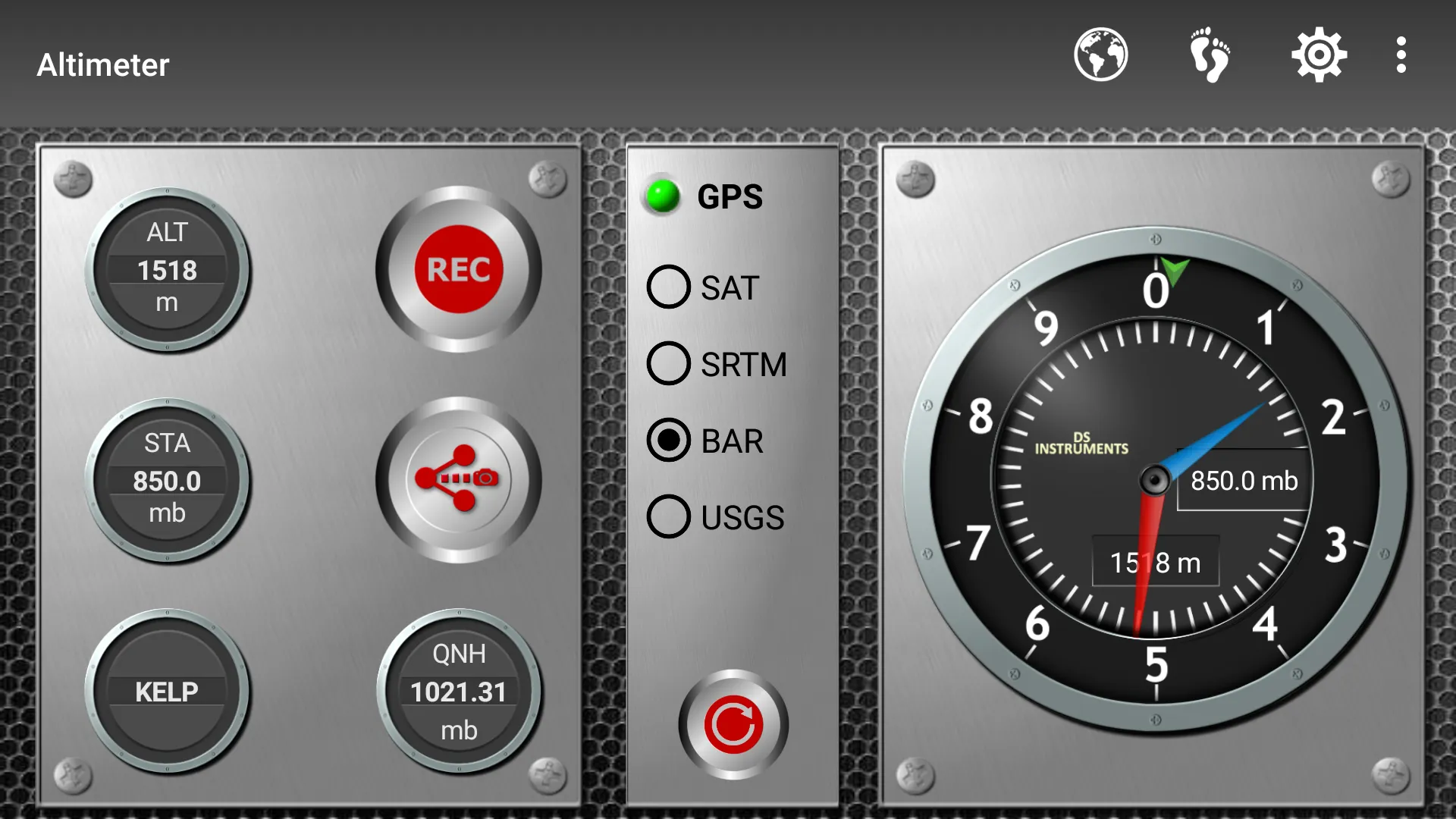 Altimeter & Altitude Widget | Indus Appstore | Screenshot