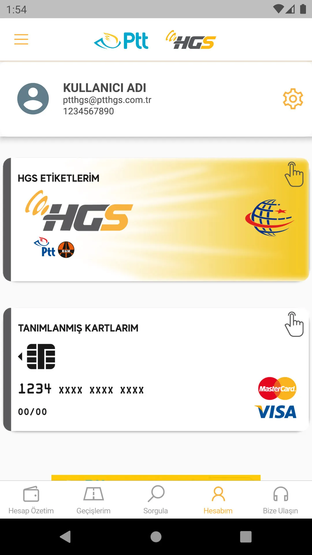 HGS - Hızlı Geçiş Sistemi | Indus Appstore | Screenshot