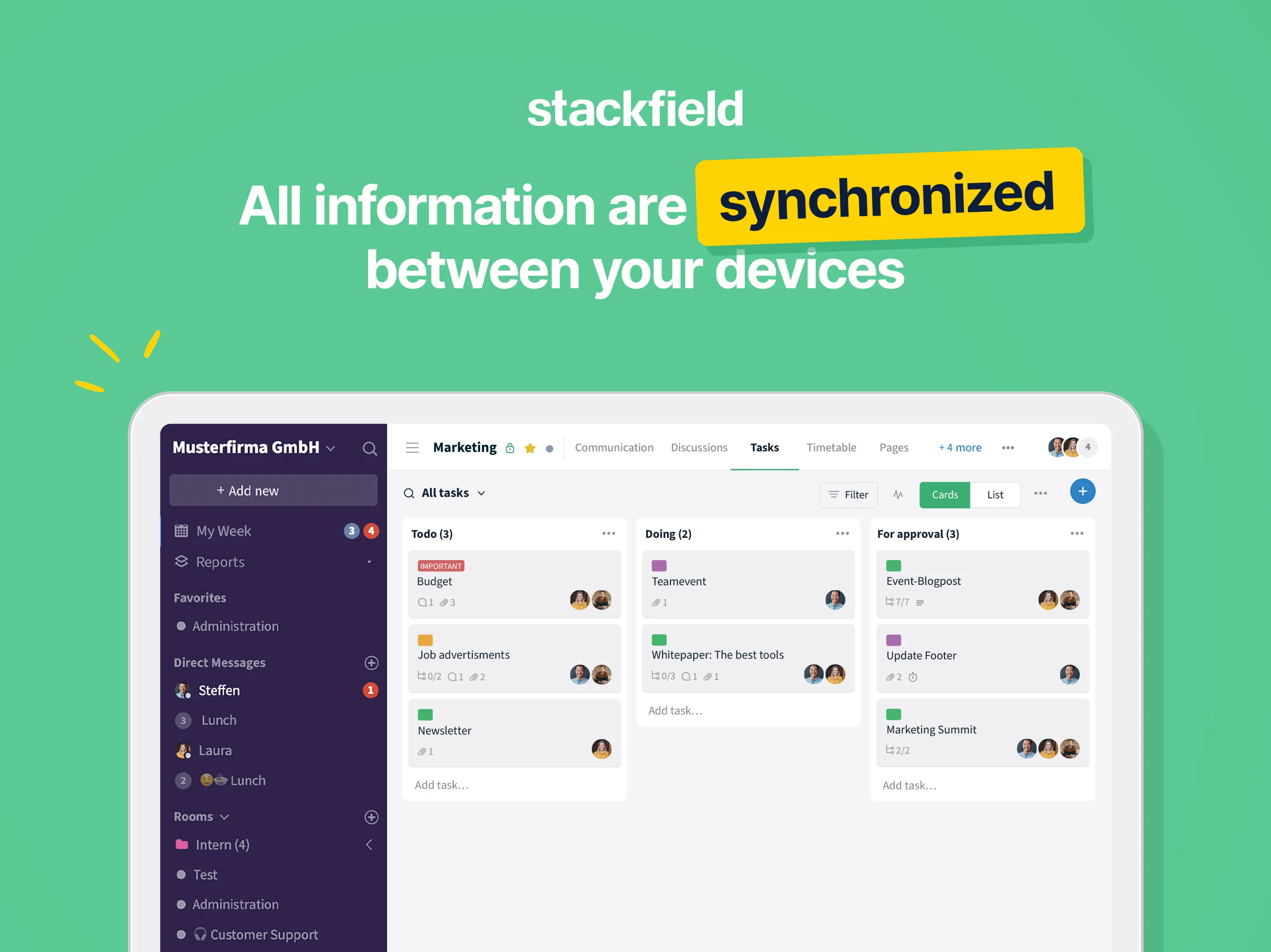 Stackfield | Indus Appstore | Screenshot