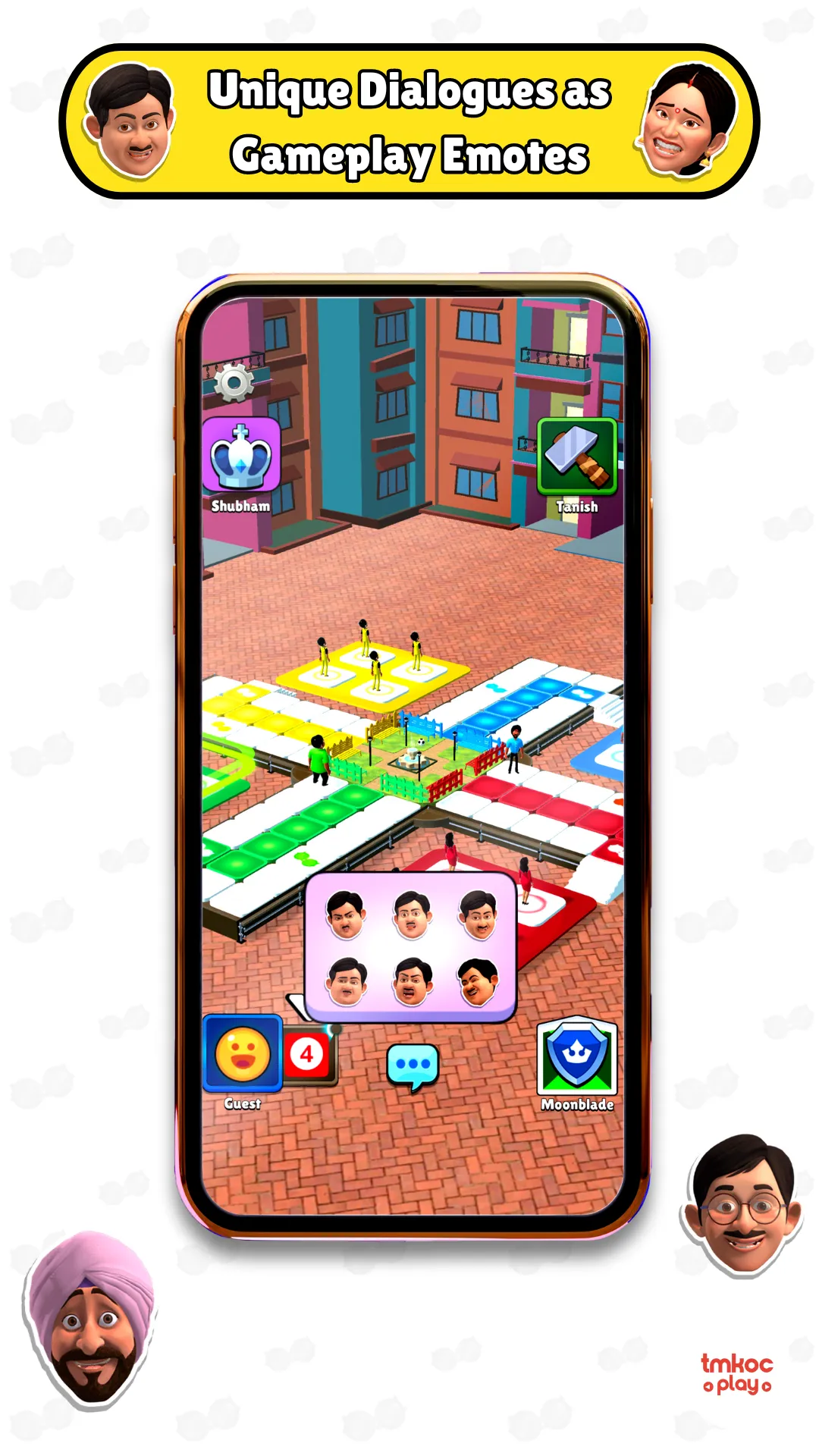 LUDO 3D | TMKOC Game | Indus Appstore | Screenshot