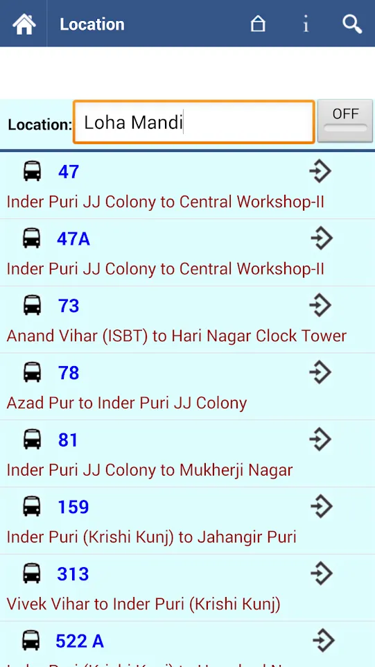 Delhi DTC Info | Indus Appstore | Screenshot