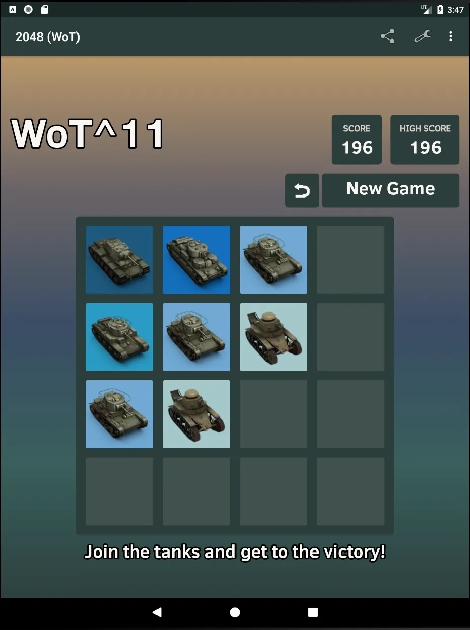 2048 (WoT) | Indus Appstore | Screenshot