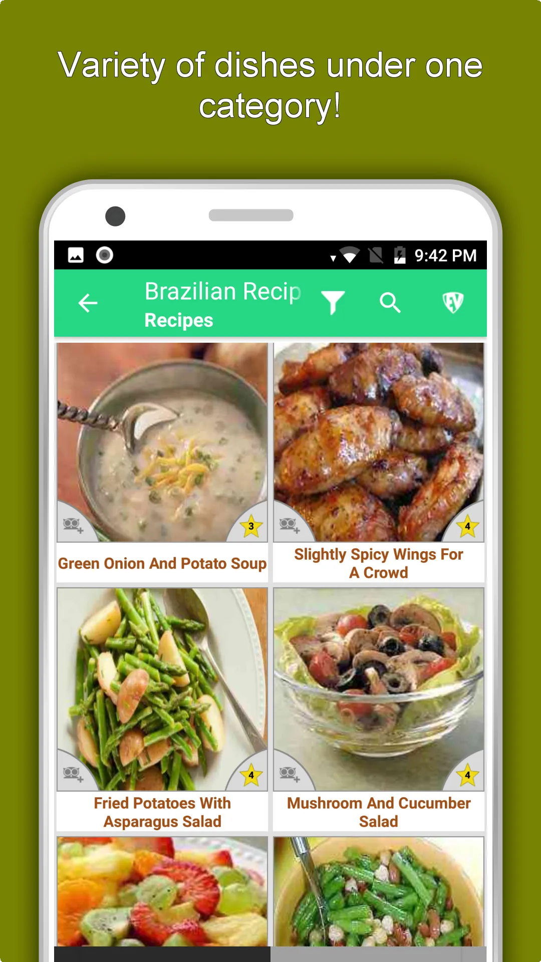 Brazilian Food Recipes Offline | Indus Appstore | Screenshot