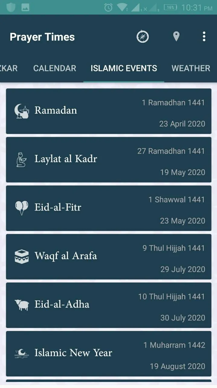 Prayer Times - Azan , Azkar ,  | Indus Appstore | Screenshot