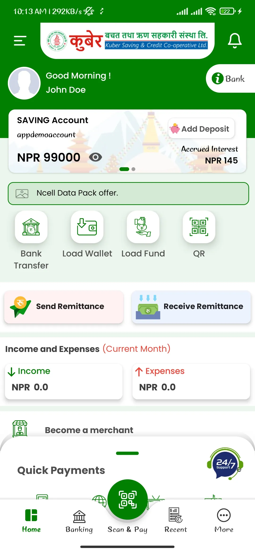 Kuber Mobile Banking | Indus Appstore | Screenshot
