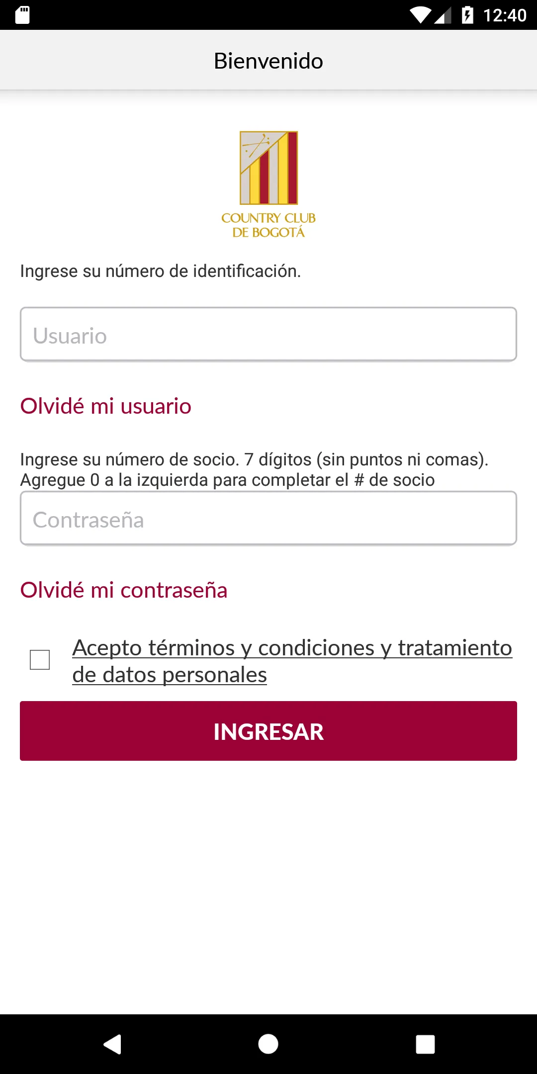 Country Club Bogotá | Indus Appstore | Screenshot