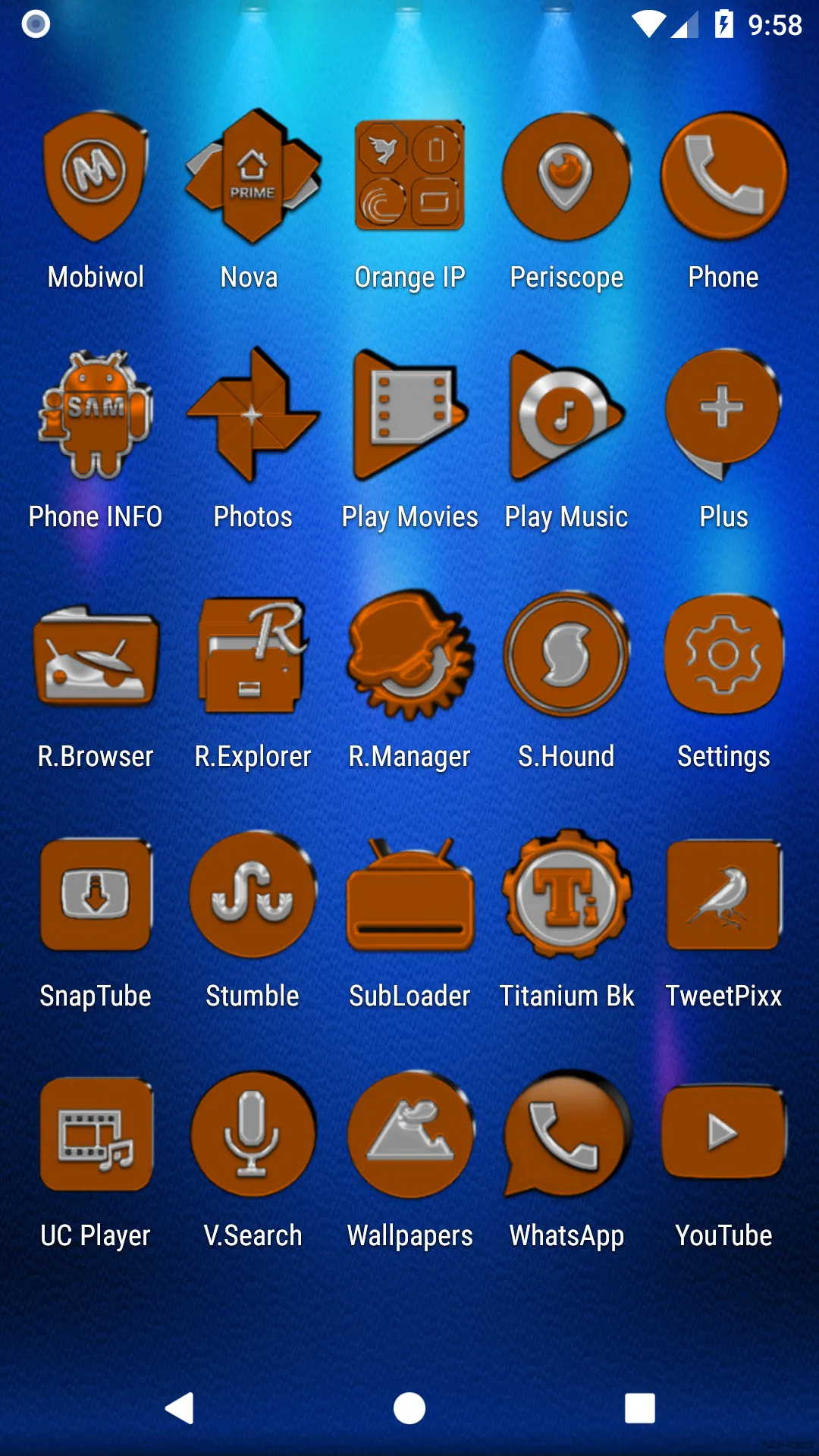 Orange Icon Pack | Indus Appstore | Screenshot