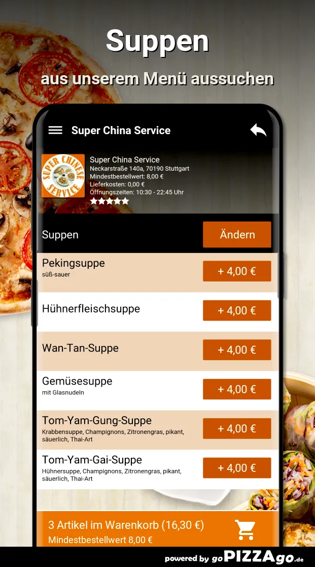 Super China Service Stuttgart | Indus Appstore | Screenshot