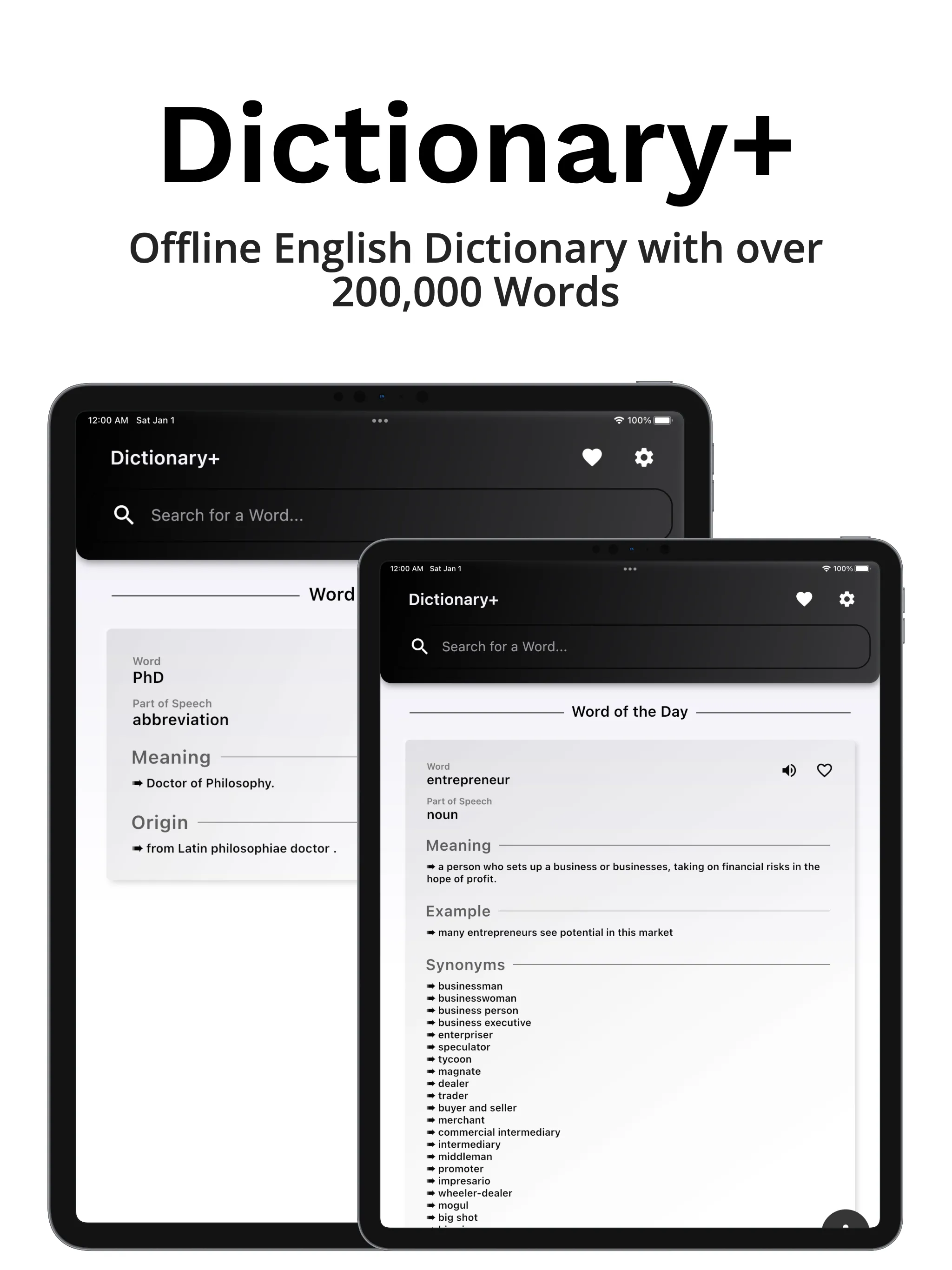 Dictionary+ - Words & Phrases | Indus Appstore | Screenshot