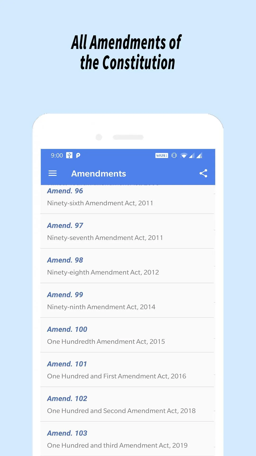Constitution India bare act | Indus Appstore | Screenshot