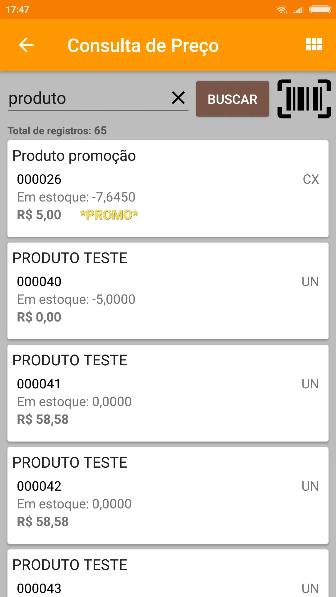 SIGINCarrinho de Compras | Indus Appstore | Screenshot