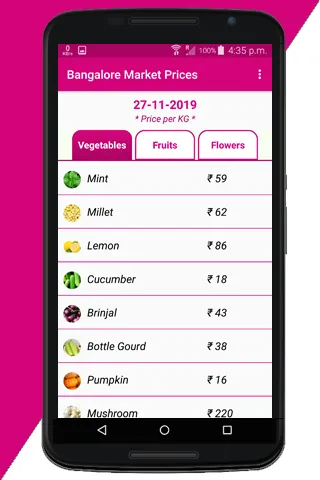 Bangalore Market Prices | Indus Appstore | Screenshot